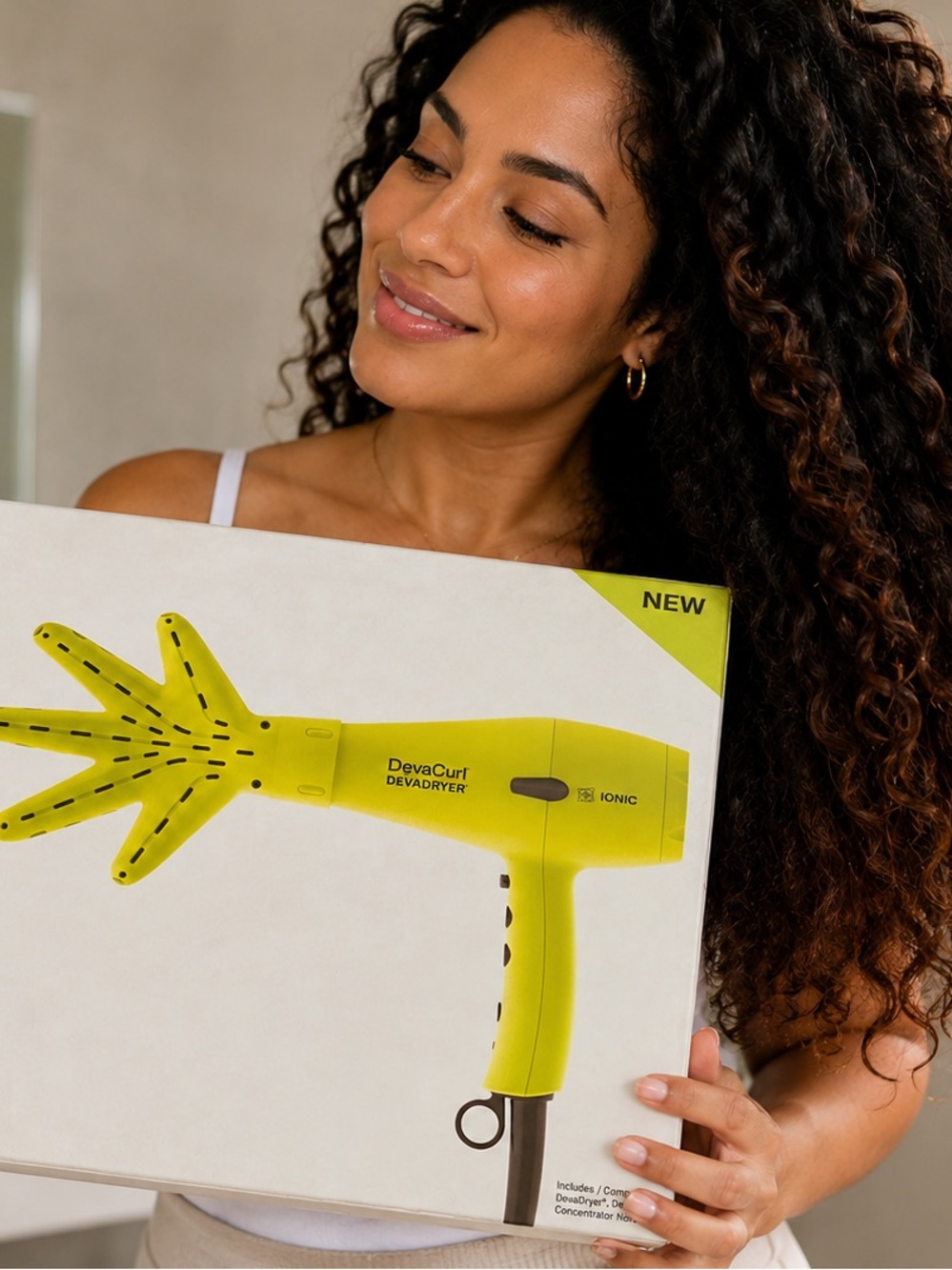 NEW DevaCurl DevaDryer + DevaFuser Ionic Hair Dryer Diffuser Set